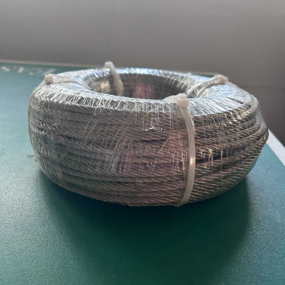 STAINLESS STEEL WIRE ROPE CABLE RAILING (1/8”x100’)